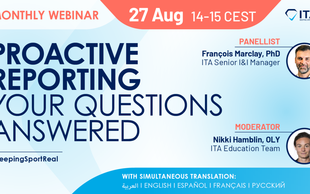 ITA Monthly Webinar 2024 – August Registration